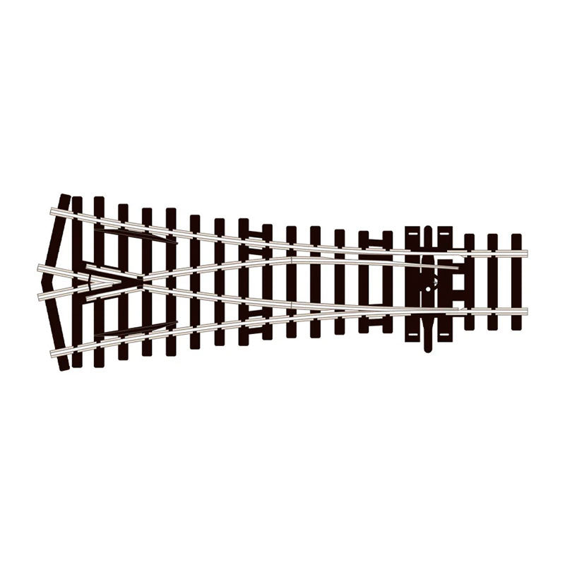 Aiguille symétrique en Y unifrog rayon 610 mm, éch. 00/H0 - code 100