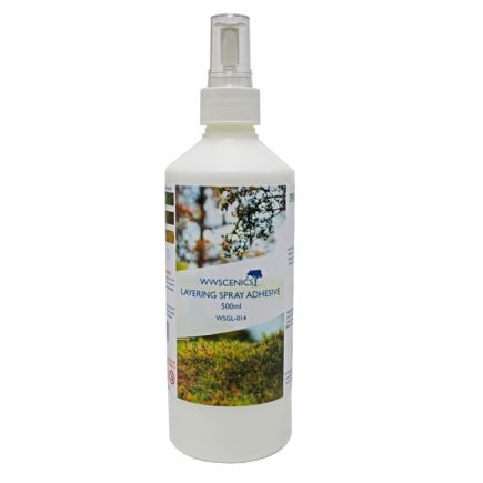 Colle Layering Spray aérosol à pompe 500 ml - Colle de superposition pour création de relief et variations