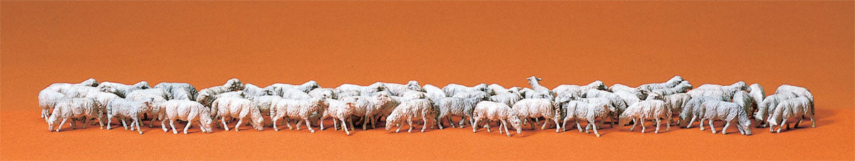 Troupeau de 60 moutons  - H0 - Preiser