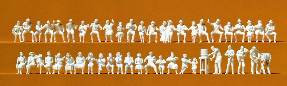 47 figurines pour terrasse en plein air - à peindre
