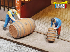 2 Rouleurs de barriques