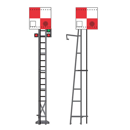 Signal PLM sur mât en treillis - Carré, ép. II