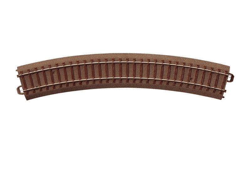 Rail courbe R3, rayon 515 mm, 30° - Code 83 Trix C
