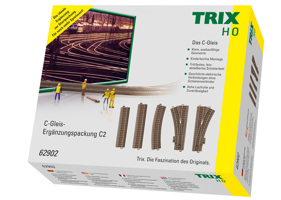 Coffret de voies complémentaires C2 - Code 83 Trix C