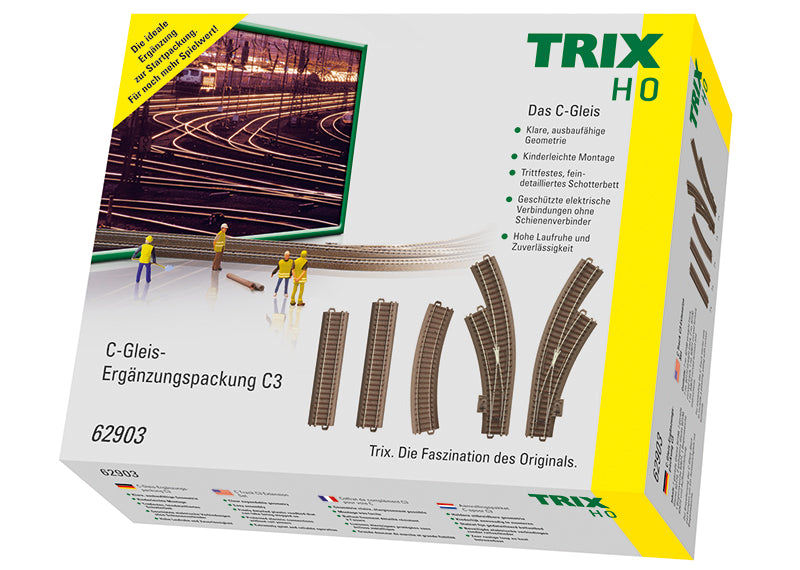 Coffret de voies complémentaires C3 - Code 83 Trix C