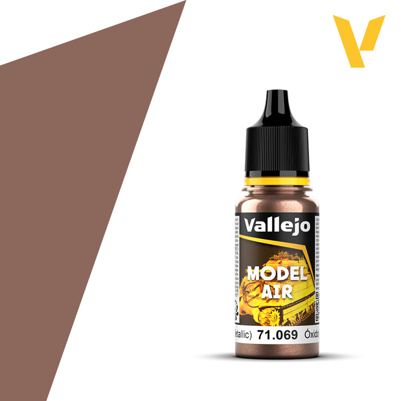 Peinture acrylique rouille métallisée – Vallejo Model Air 71.069