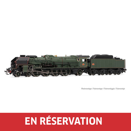 Locomotive à vapeur 241 P 16 avec tender 34 P 308 « Cité du Train », ép. V-VI , SNCF