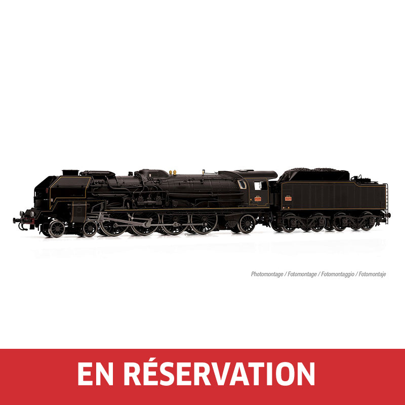 Locomotive à vapeur 241 P avec tender 34 P, ép. III, SNCF
