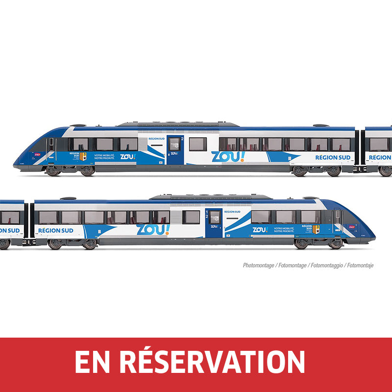 Autorail diesel bicaisse X 72500 « PACA ZOU ! », ép. VI, SNCF