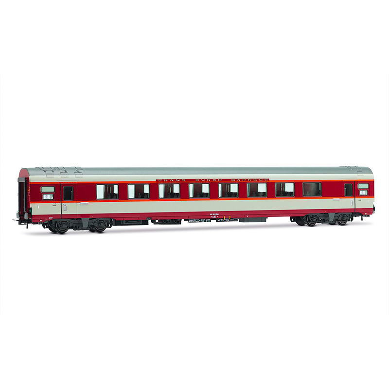 Voiture supplémentaire Grand Confort (A8tu) pour TEE « Le Kléber » grise, ép. IV, SNCF