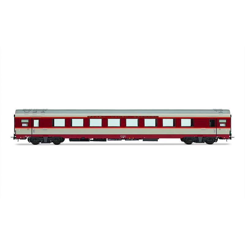 Voiture supplémentaire Grand Confort (A8tu) pour TEE « Le Kléber » grise, ép. IV, SNCF