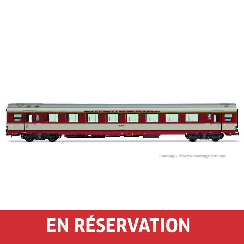 Voiture complémentaire « Le Capitole » 1985, B8u (ex-A8u), ép. IV, SNCF