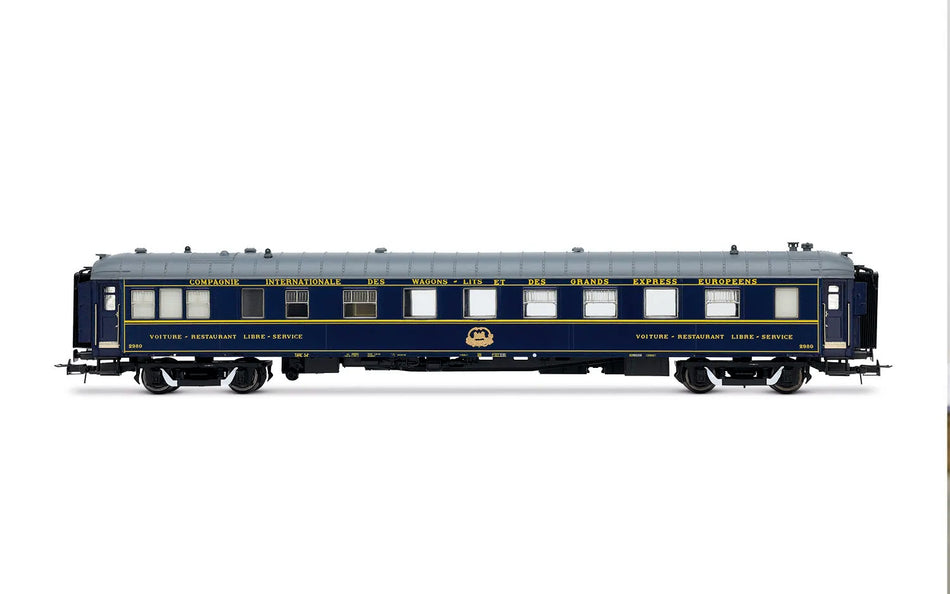 Coffret de 3 voitures « Sud Express », voiture-restaurant CIWL + 2 x DEV Inox courtes, no. 1/2, ép. III-IV, SNCF