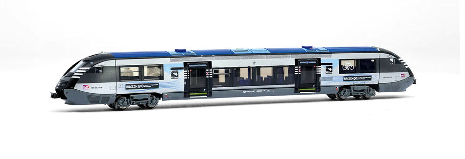 Autorail diesel X 73500 « TER Bretagne », nouvelle livrée « BREIZHGO », ép. VI, SNCF, éch. N, avec décodeur sonore multiprotocole