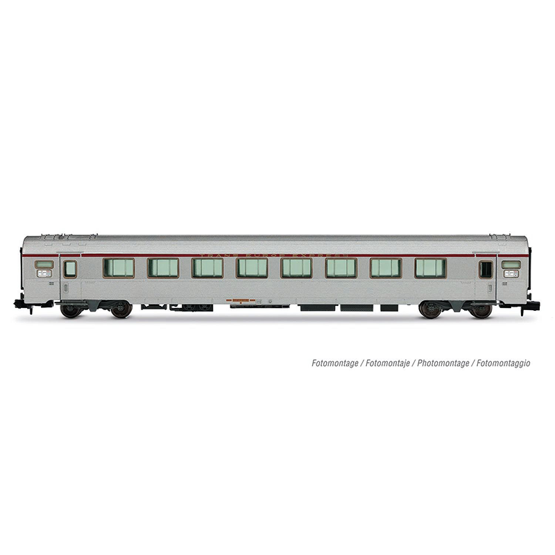 Coffret de 4 voitures type Mistral '69, TEE "Jules Verne", Paris-Nantes, ép. IV, SNCF