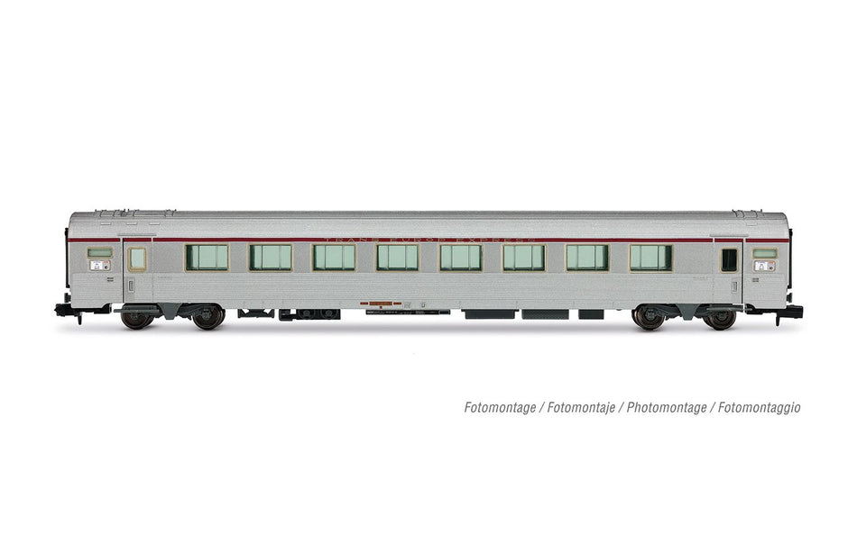 Voiture TEE « Mistral », Paris-Nice, A8u, ép. IV, SNCF