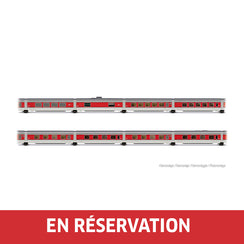 Coffret de 8 voitures complémentaires du Talgo III RD « Barcelona Talgo », avec toit argenté, ép. III-IV, RENFE, éch. N