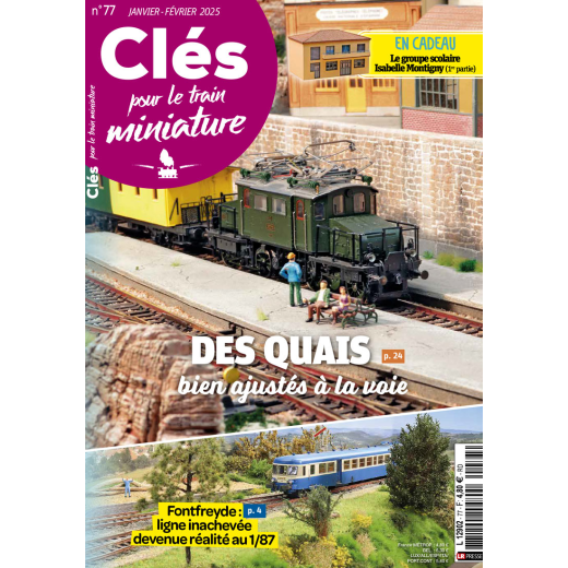 Clés pour le train miniature n° 77