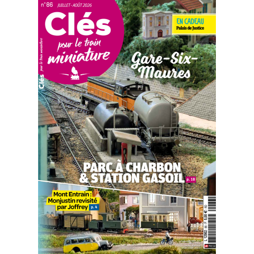 Clés pour le train miniature n° 86