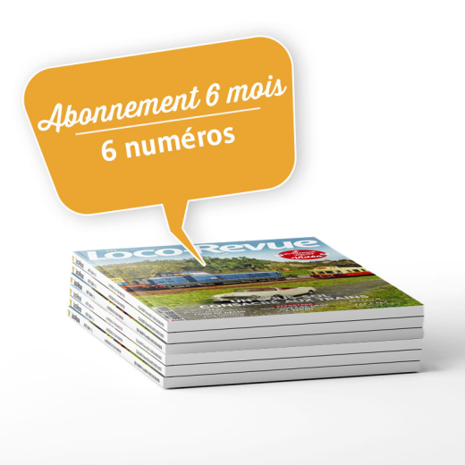 Abonnement Loco-Revue FRANCE 6 mois