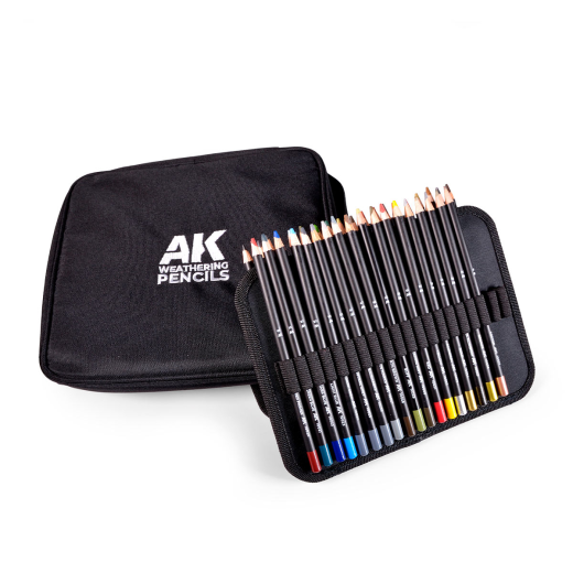 Trousse de 37 crayons à effets pour patine