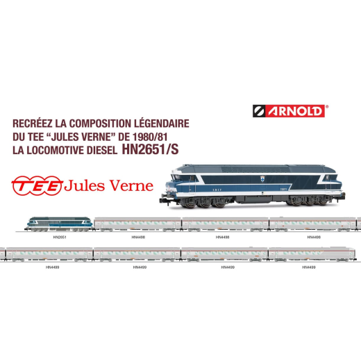 Locomotive diesel CC 72071 « Marseille », livrée d'origine, ép. IV, SNCF, avec décodeur sonore-1