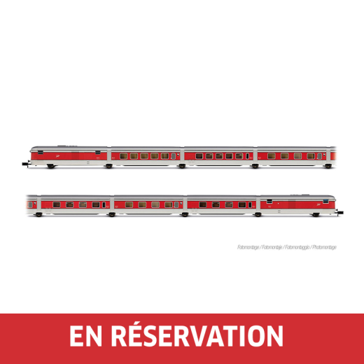 Coffret principal de 8 unités du Talgo III RD « Barcelona Talgo », avec toit argenté, ép. III-IV, RENFE, éch. N