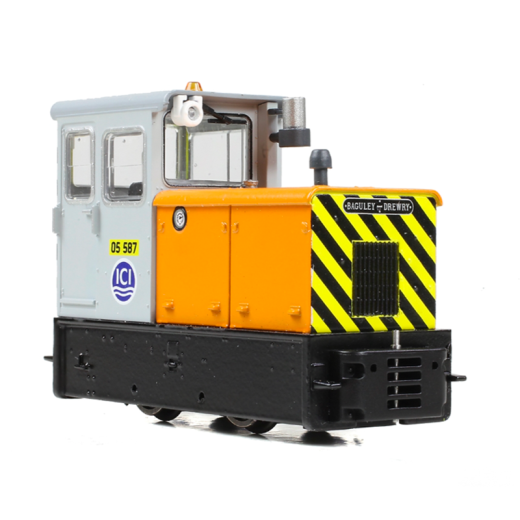 Locotracteur diesel Baguley-Drewry 70HP DH88 orange-2