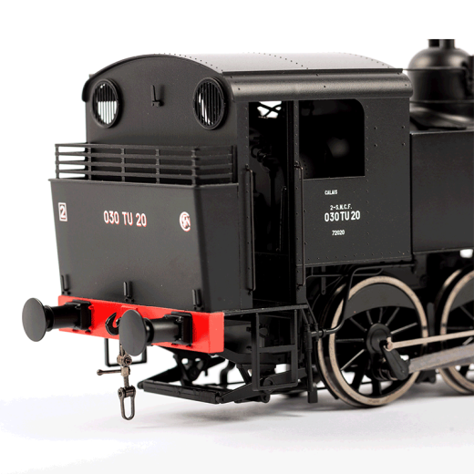 Locomotive à vapeur 030 TU 20 (Nord - Calais), ép. III, SNCF, éch 0-3