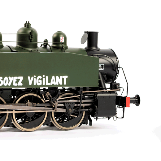 Locomotive à vapeur 030 TU 4 (Est - Chaumont), ép. III, SNCF, éch 0-4
