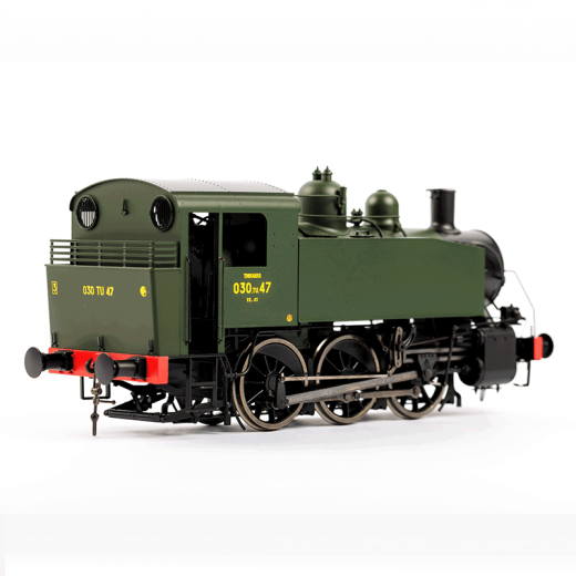 Locomotive  à vapeur 030 TU 47 (Ouest - Thouars), ép. III, SNCF, éch 0-2
