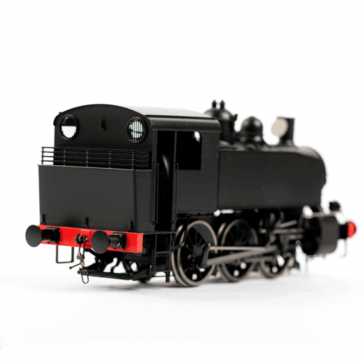 Locomotive à vapeur 030 TU noire,  ép. III, SNCF, éch 0-3
