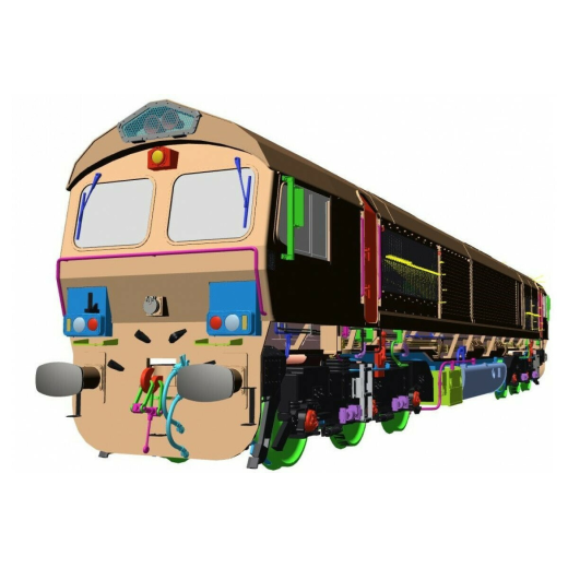 Locomotive EMD Class 66, ép. VI, Euro Cargo Rail, DAPOL, éch 0 - DCC "De luxe" Son spatial-2