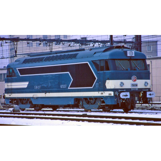 Locomotive Diesel BB 67337 (version d'origine), ép. III-IV, SNCF, éch 0 - DCC Sound-2