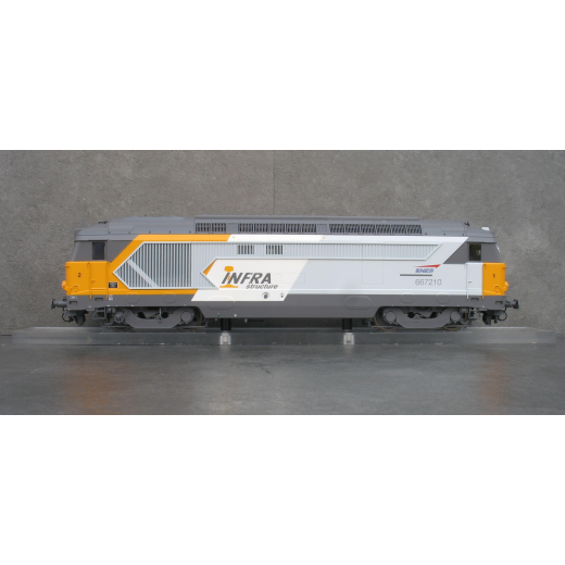 Locomotive Diesel 667210 (INFRA), ép. VI, SNCF, éch 0 - DCC Sound-1