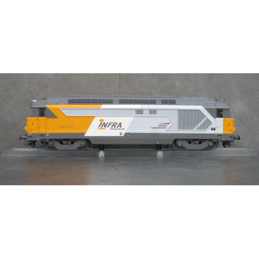 Locomotive Diesel 667210 (INFRA), ép. VI, SNCF, éch 0 - DCC Sound-2