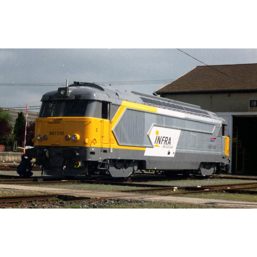 Locomotive Diesel 667210 (INFRA), ép. VI, SNCF, éch 0 - DCC Sound-6