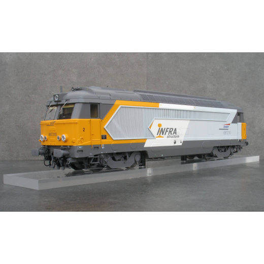 Locomotive Diesel 667210 (INFRA), ép. VI, SNCF, éch 0 - DCC Sound-8