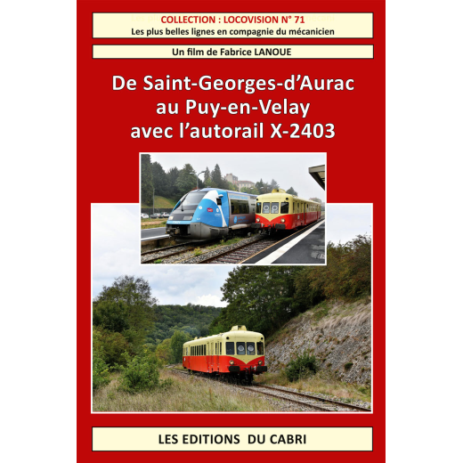 De Saint-Georges-d'Aurac au Puy-en-Velay avec l'autorail X-2403
