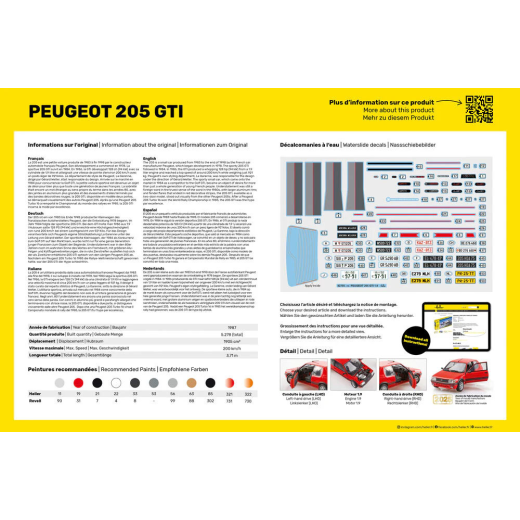 Starter KitPeugeot 205 GTI - maquette à monter-6