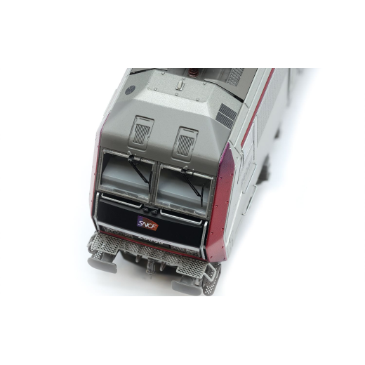 Locomotive électrique BB 26056, livrée grise/rouge, « Technicentre Industriel Oullins », ép. VI SNCF-2