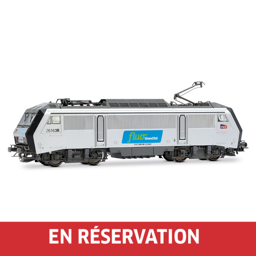 SNCF, locomotive électrique bicourant BB 26163R, livrée « fluo Grand Est », ép. VI avec décodeur sonore
