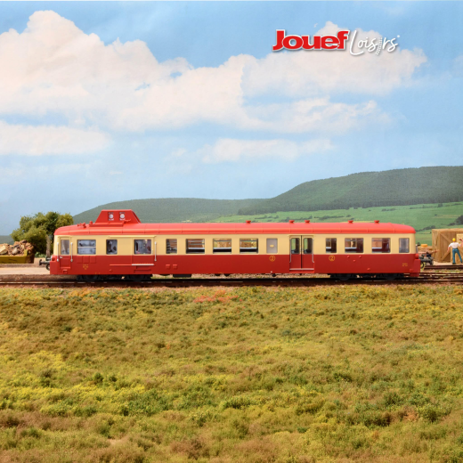 Autorail diesel X 3800, avec toit rouge, ép. III-IV, SNCF-1