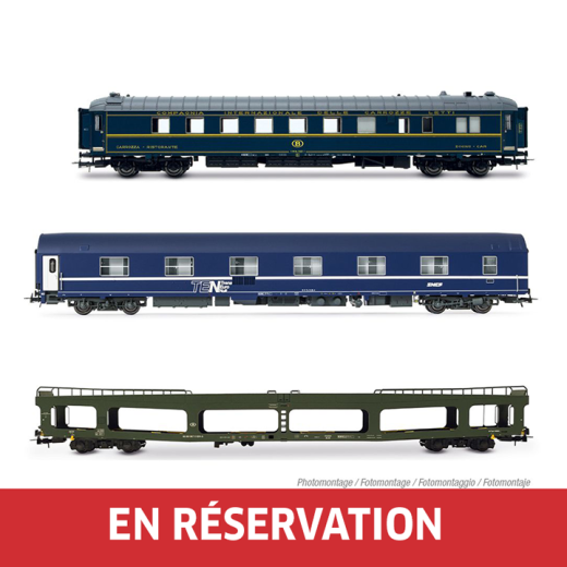 Set de 3 voitures « Train Auto-Couchette », SNCF/SNCB , ep. IV-V.