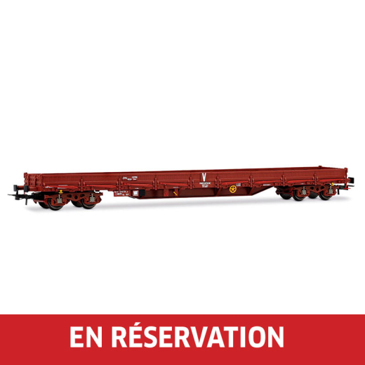 Wagon plat à bogies type Uas (ex Res), ép. VI, SNCF Infra