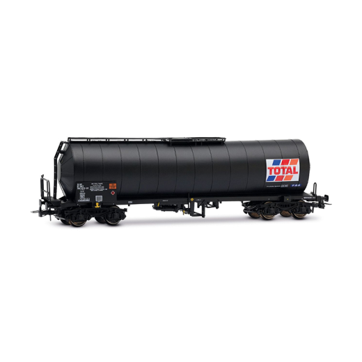 Coffret de 2 wagons-citernes à 4 essieux « TOTAL France », livrée noire, ép. IV, SNCF-2