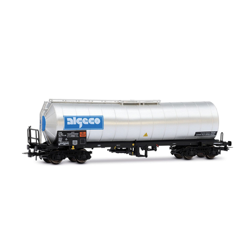 Wagon-citerne à 4 essieux « Algeco », livrée chrome/argent, ép. IV, SNCF