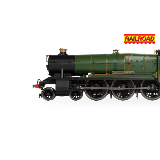 Pack Locomotive à vapeur GWR, classe 1000, « Comté de Merioneth », Époque III -  Railroad-2