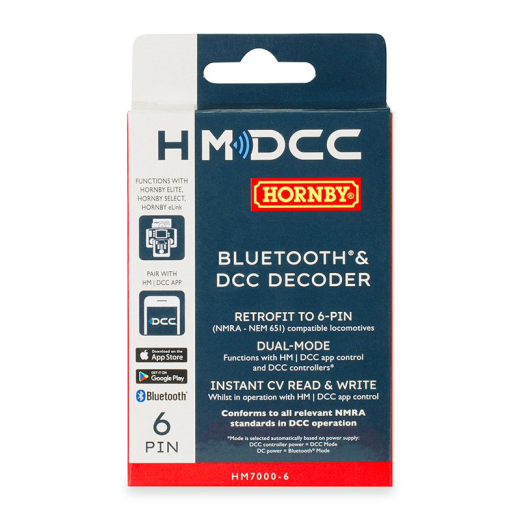 HM7000 6TXS Décodeur DCC Bluetooth® (6 broches)