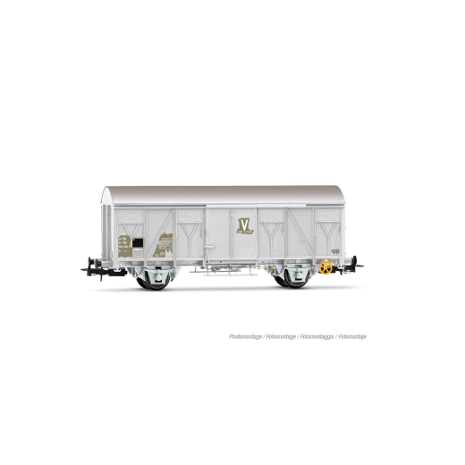 Wagon couvert à 2 essieux type Us (ex G4) "V", ép. IV, SNCF-1